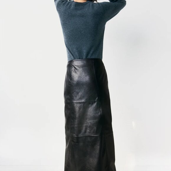 Current season H&M women's coated wrap maxi skirt - Picture 8 of 8